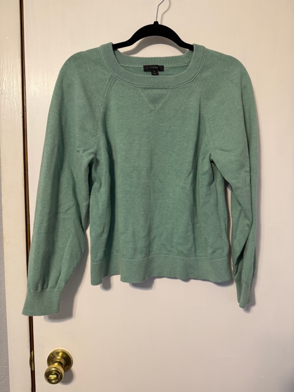 J. Crew Seafoam Crewneck Sweater